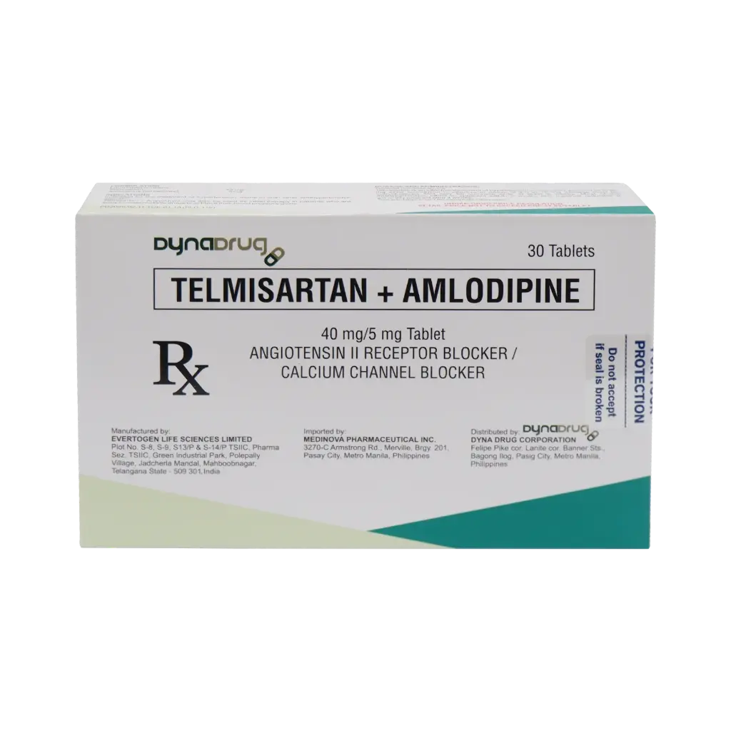 Dyna Drug Telmisartan + Amlodipine Tablet 40mg/5mg 