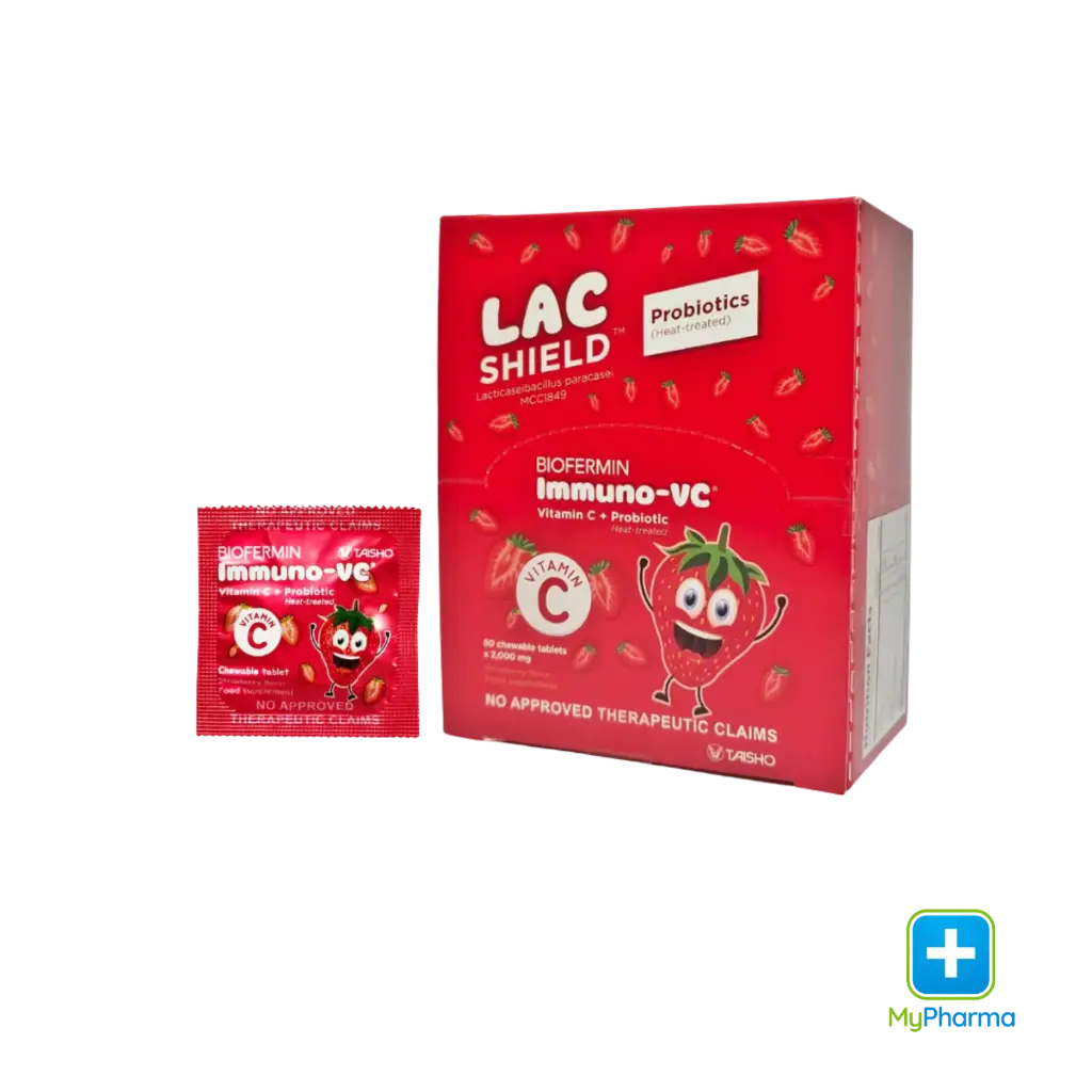 Biofermin Immuno-VC Chewable Tablet Strawberry Flavor