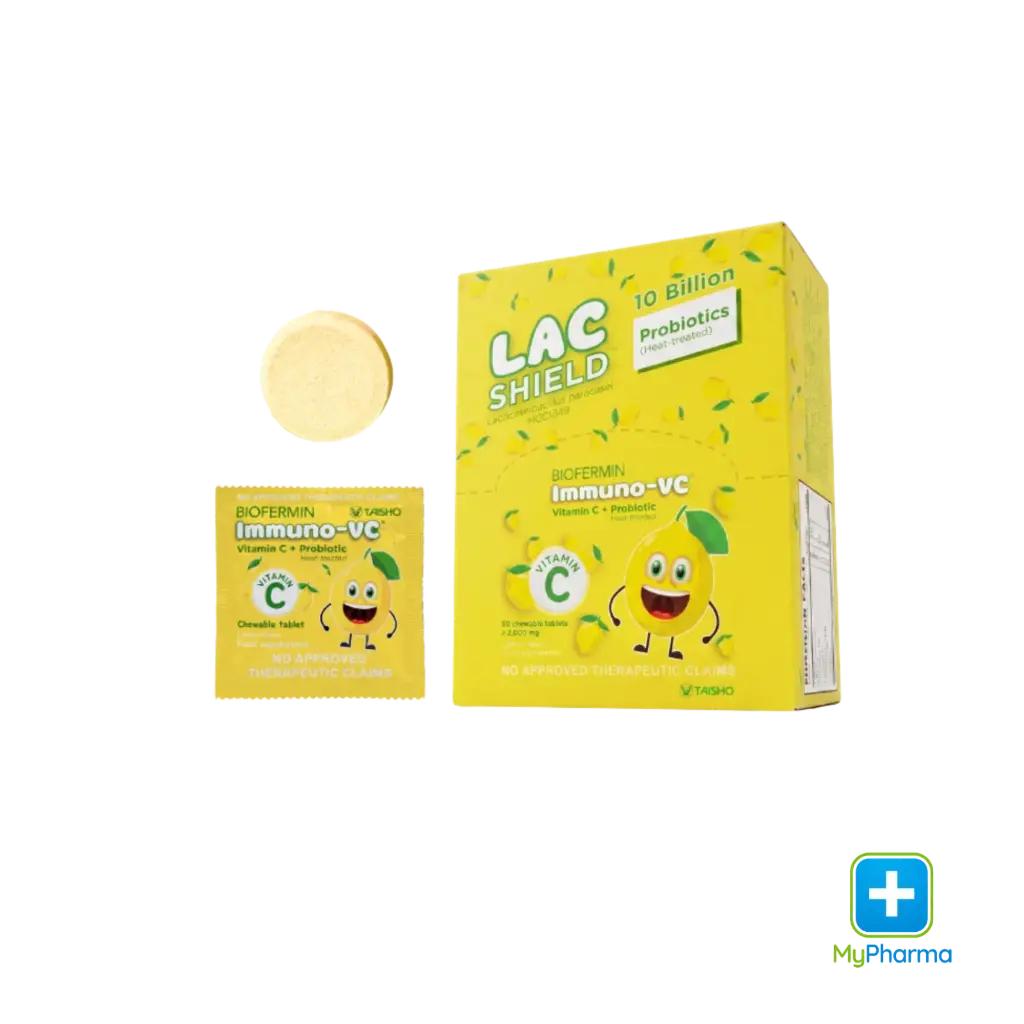 Biofermin Immuno-VC Chewable Tablet Lemon Flavor