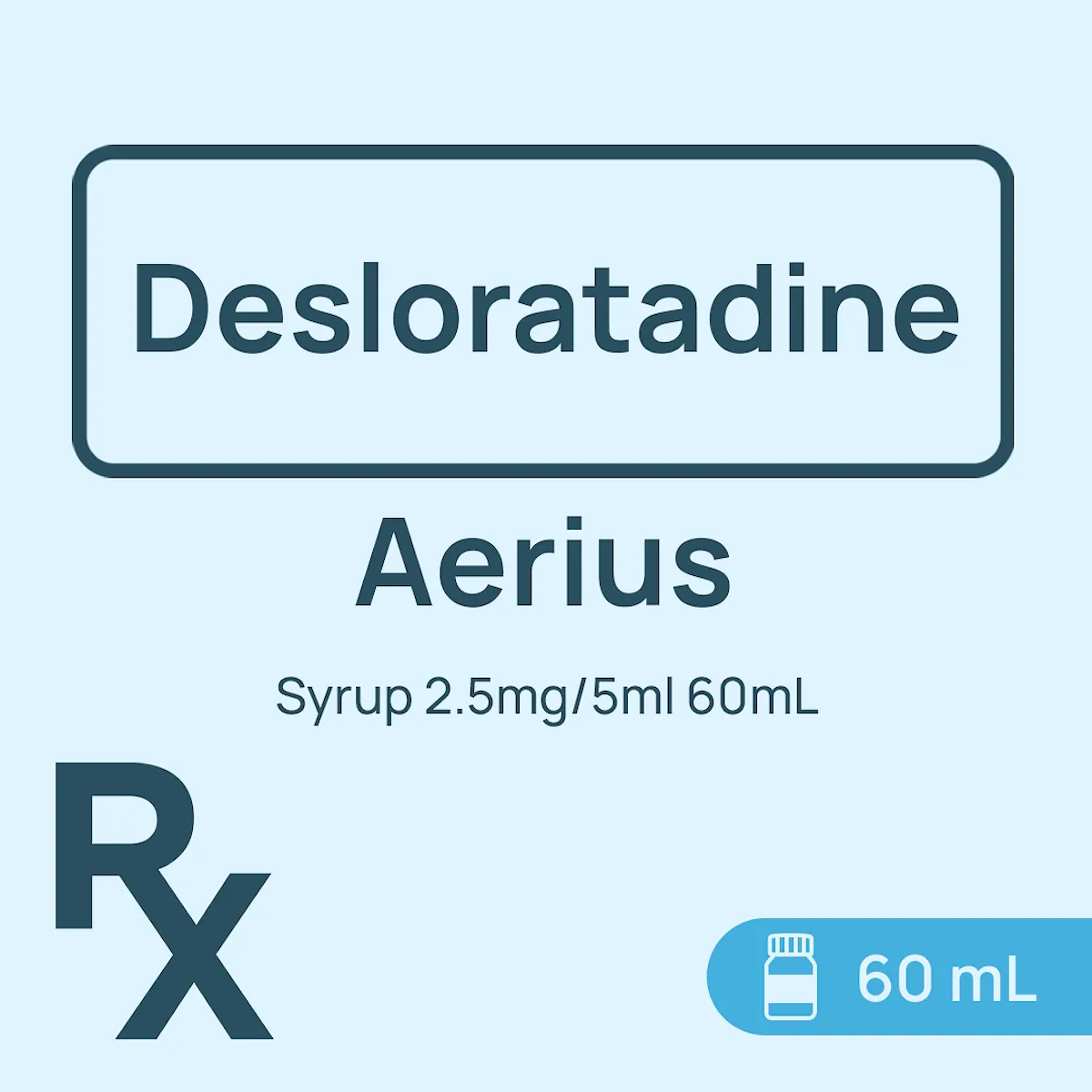[10002751] Aerius 2.5mg/5mL Syrup 60mL
