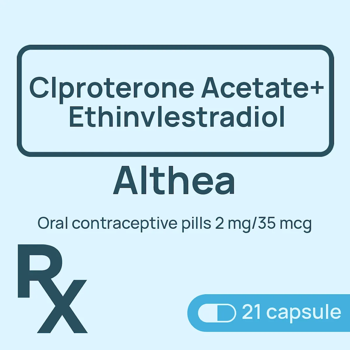 [10006083] Althea Oral Contraceptive Pills 2mg/35 mcg 21  s