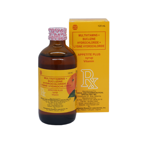 [20000491] Appetite Plus Syrup 120mL