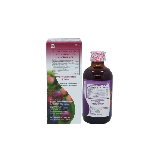 [20000478] Appetite With Iron Syrup 60mL