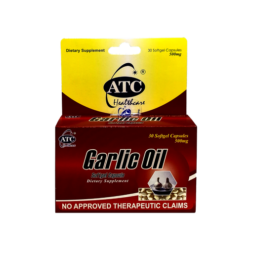 [10000676] ATC Garlic Oil Soft Gel Capsule 500mg 30's