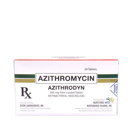 [10008073] Azithrodyn Film-Coated Tablet 500mg