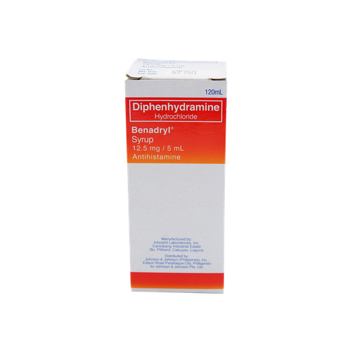 [10001413] Benadryl Antihistamine Syrup 120mL