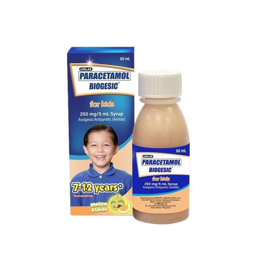 [10009358] Biogesic 250 Melon Syrup 60mL