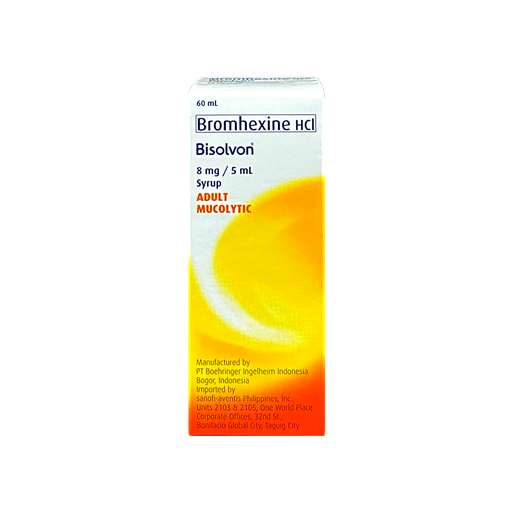 [10001231] Bisolvon Adult Syrup 8mg 60mL