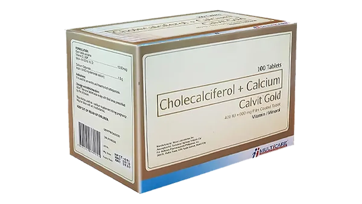 [10006002] Calvit Gold Film-Coated Tablet 600 mg/400 IU