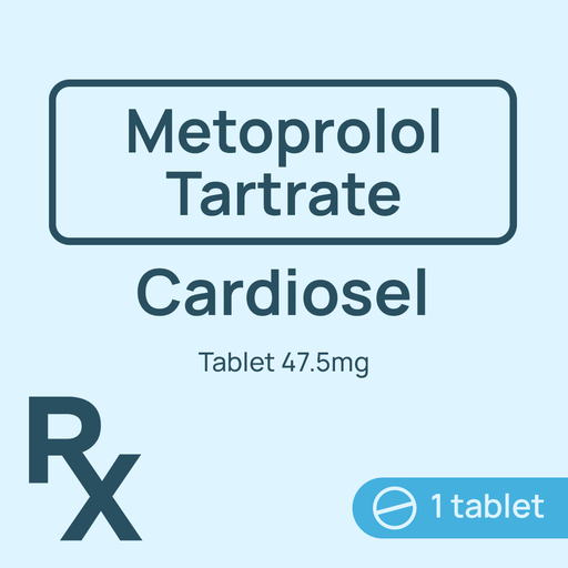 [10001896] Cardiosel OD Tablet 47.5mg