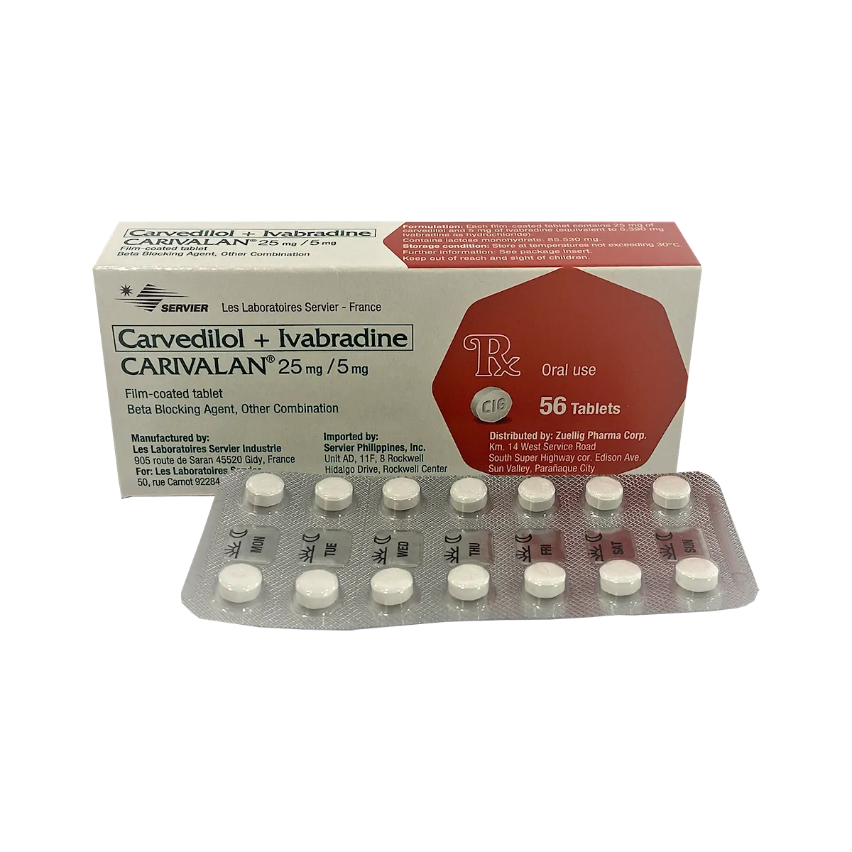 [10008831] Carivalan Tablet 25mg/5mg