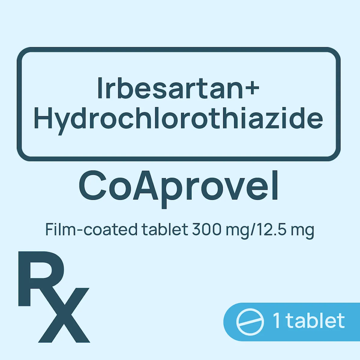 [10002984] Co-Aprovel Film-Coated Tablet 300mg/12.5mg