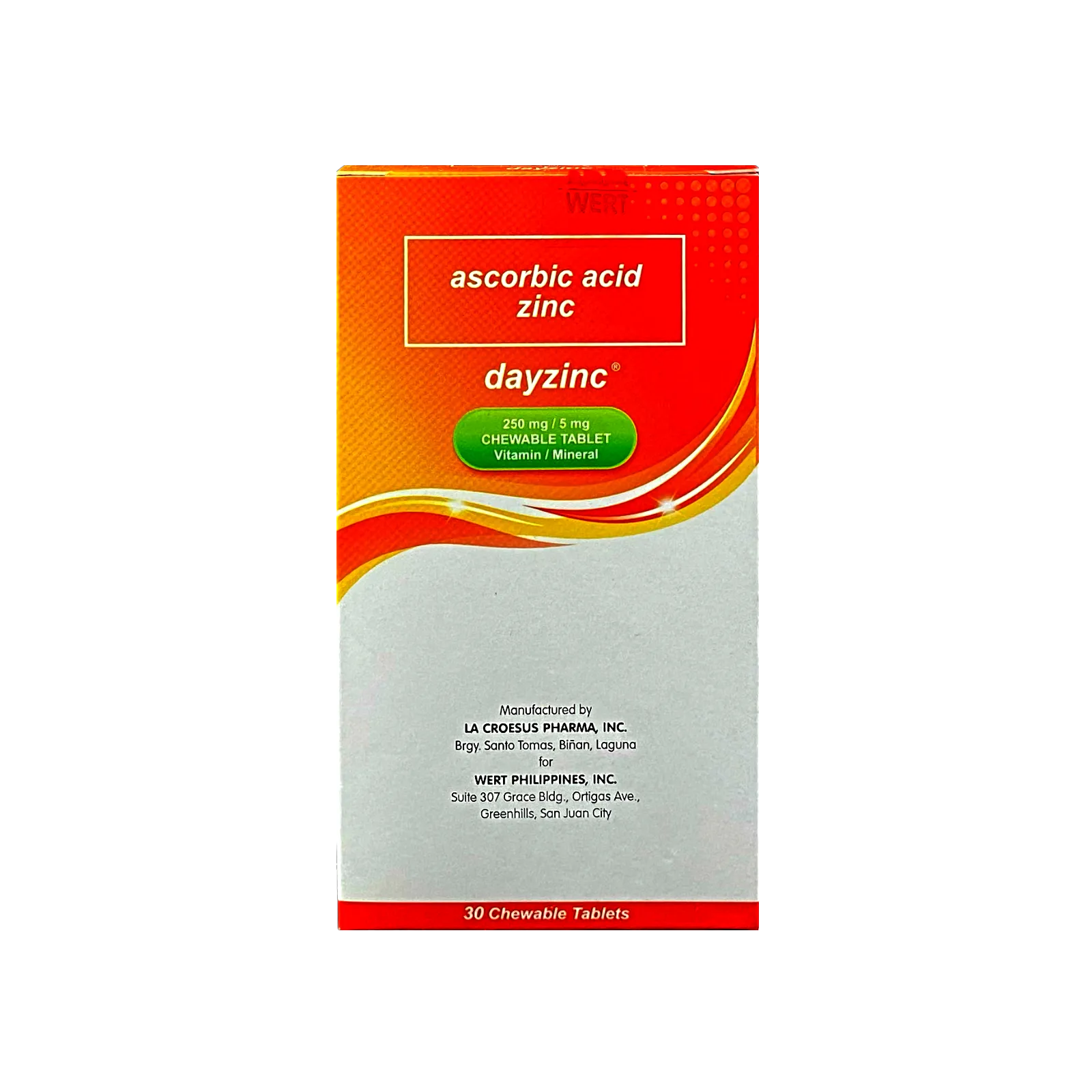 [10004855] Dayzinc Chew Tablet 250mg/50mg/5mg