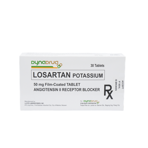[10002049] Dyna Drug Losartan Film-Coated Tablet 100mg