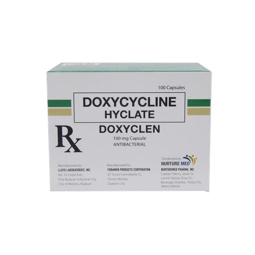 [10008108] Doxyclen 100mg Capsule