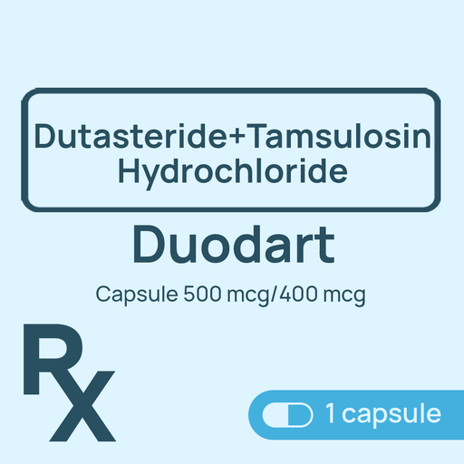 [10001116] Duodart Capsule 500 mcg/400 mcg