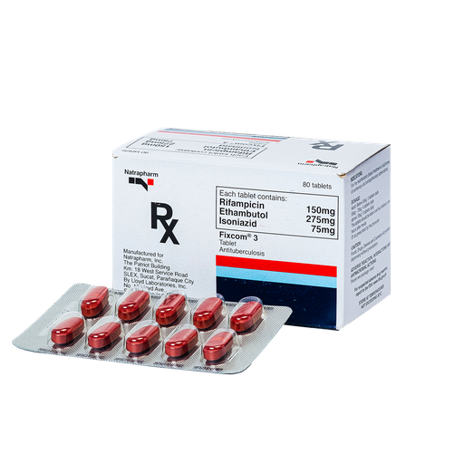[10002432] Fixcom 3 Film-Coated Tablet 150mg/75mg/275mg