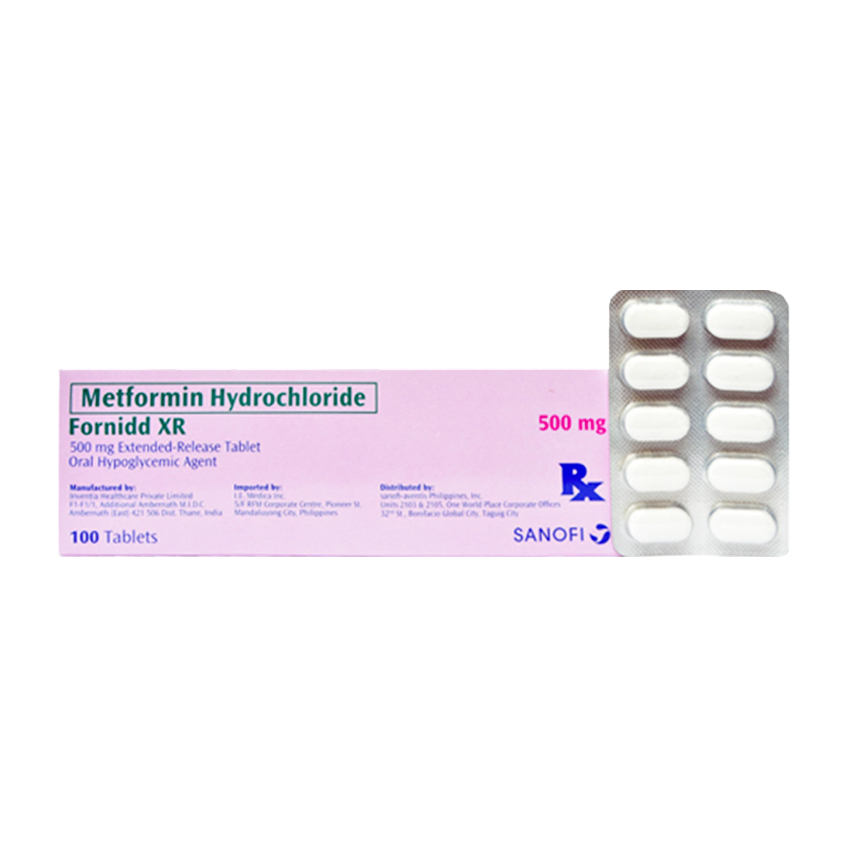 [10002996] Fornidd XR Extended-Release Tablet 500mg
