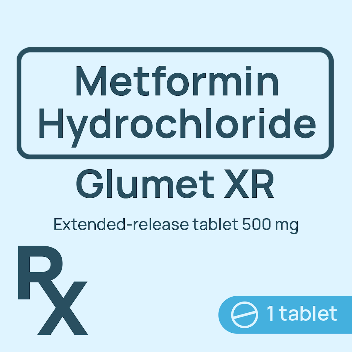 [10003492] Glumet XR Extended-Release Tablet 500mg