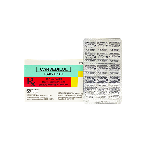 [10004240] Karvil Tablet 12.5mg