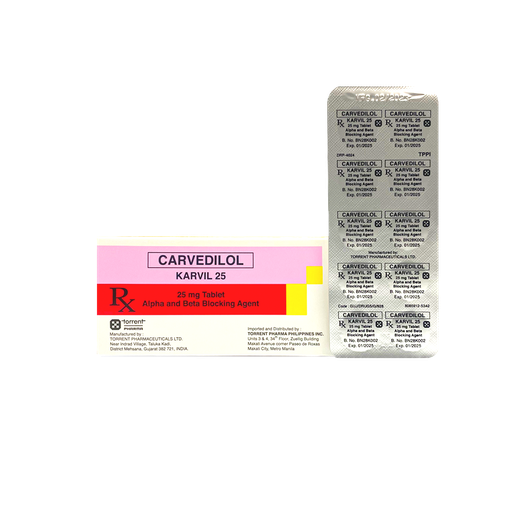 [10004241] Karvil Tablet 25mg