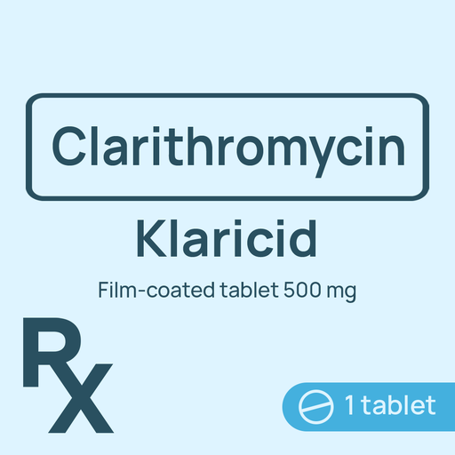 [10002548] Klaricid Film-Coated Tablet 500mg