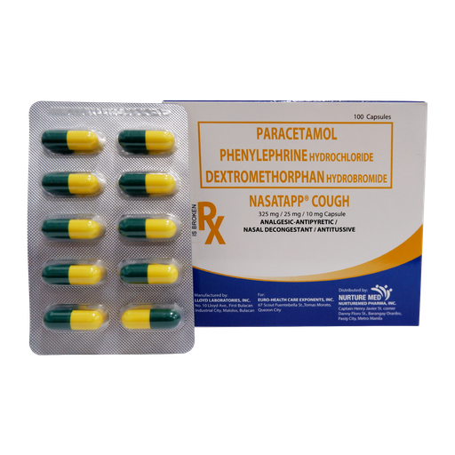 [10008737] Nasatapp Cough 325mg / 25mg / 10mg