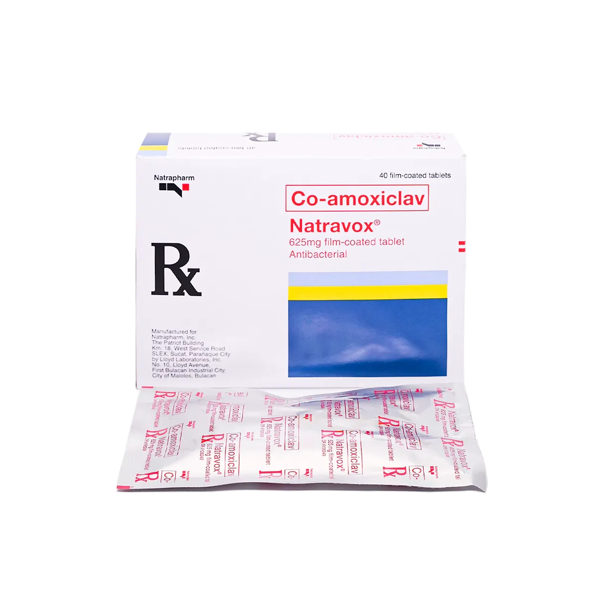 [10002427] Natravox Film-Coated Tablet 500mg/125mg