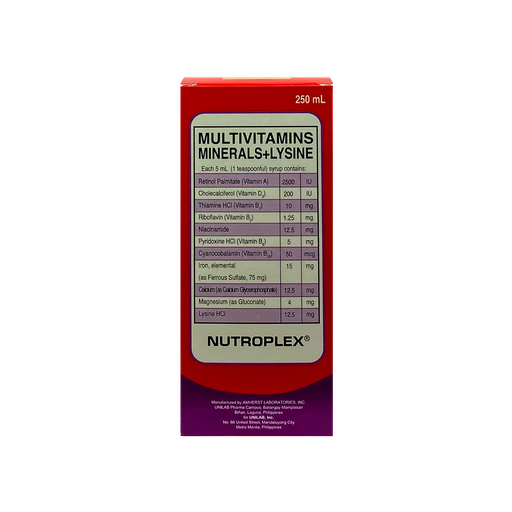 [10000843] Nutroplex With Lysine 250mL
