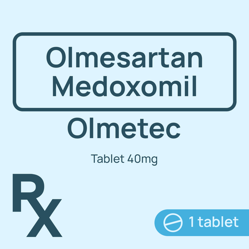 [10002633] Olmetec Film-Coated Tablet 40mg