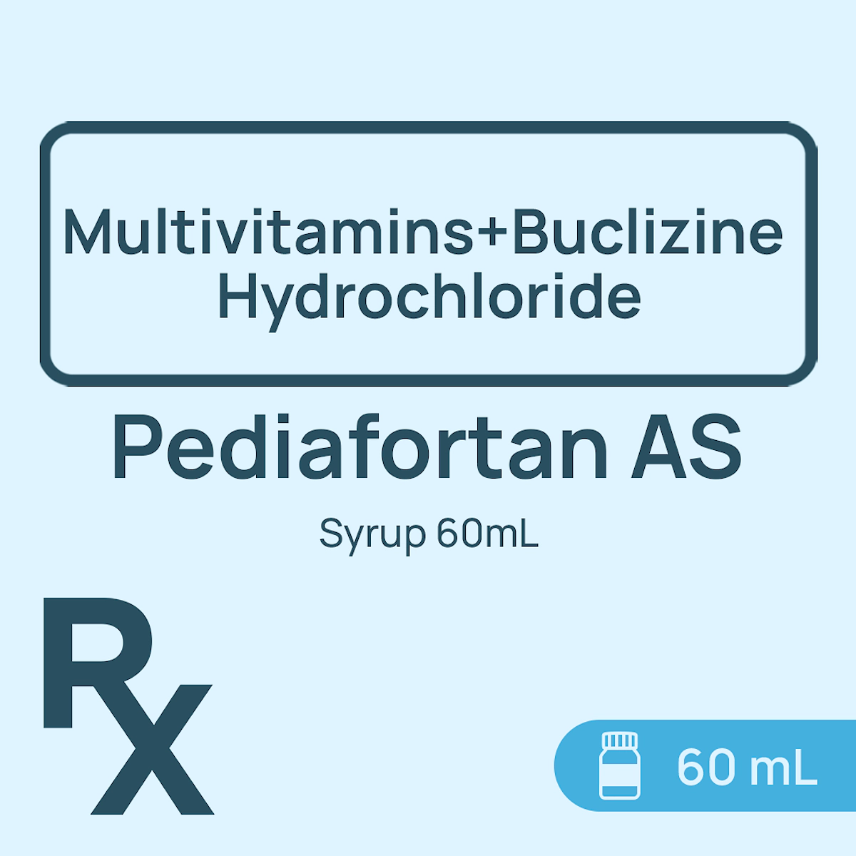 [10002695] Pediafortan As Syrup 60mL