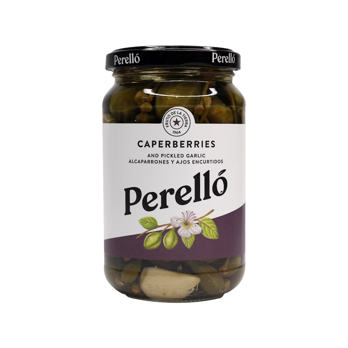 [10009113] Perello Caperberries And Pickled Garlic 345g