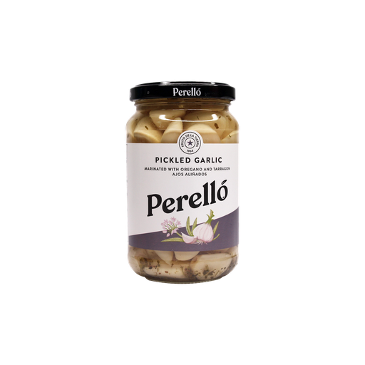 [10009112] Perello Pickled Garlic Marinated With Oregano And Tarragon 345g