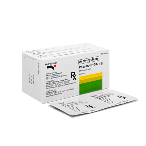 [10007745] Pneumotyl 200mg Effervescent Tablet