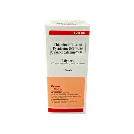 [SVPN10003629] Polynerv 100mg/5mg/50mcg Per 5mL Syrup