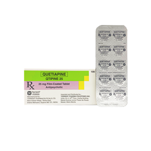 [10004248] Qtipine Film-Coated Tablet 25mg