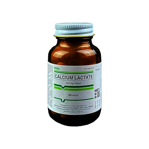 [10000964] Rhea Calcium Lactate Tablet 325mg