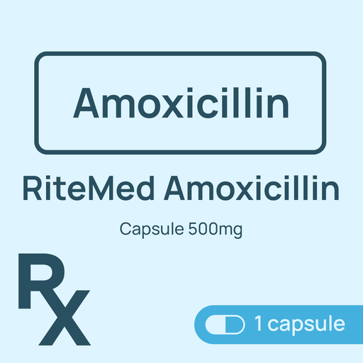 [10002146] RiteMed Amoxicillin Capsule 500mg