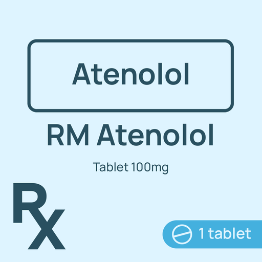 [10002213] RiteMed Atenolol Tablet 100mg