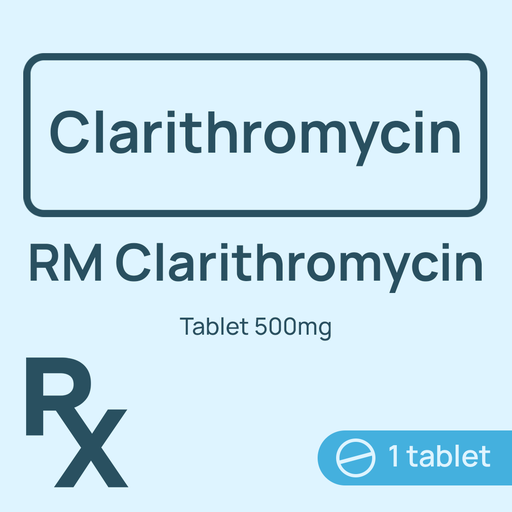 [10002209] RiteMed Clarithromycin Tablet 500mg