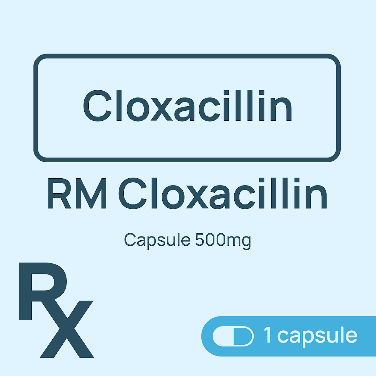 [10002163] RiteMed Cloxacillin Capsule 500mg