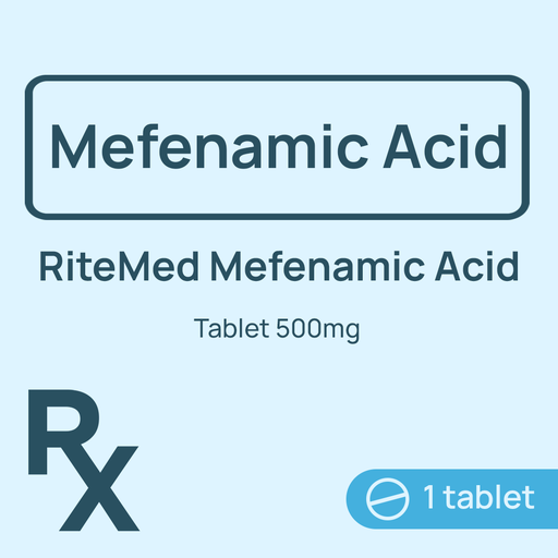 [10002144] RiteMed Mefenamic Acid Tablet 500mg