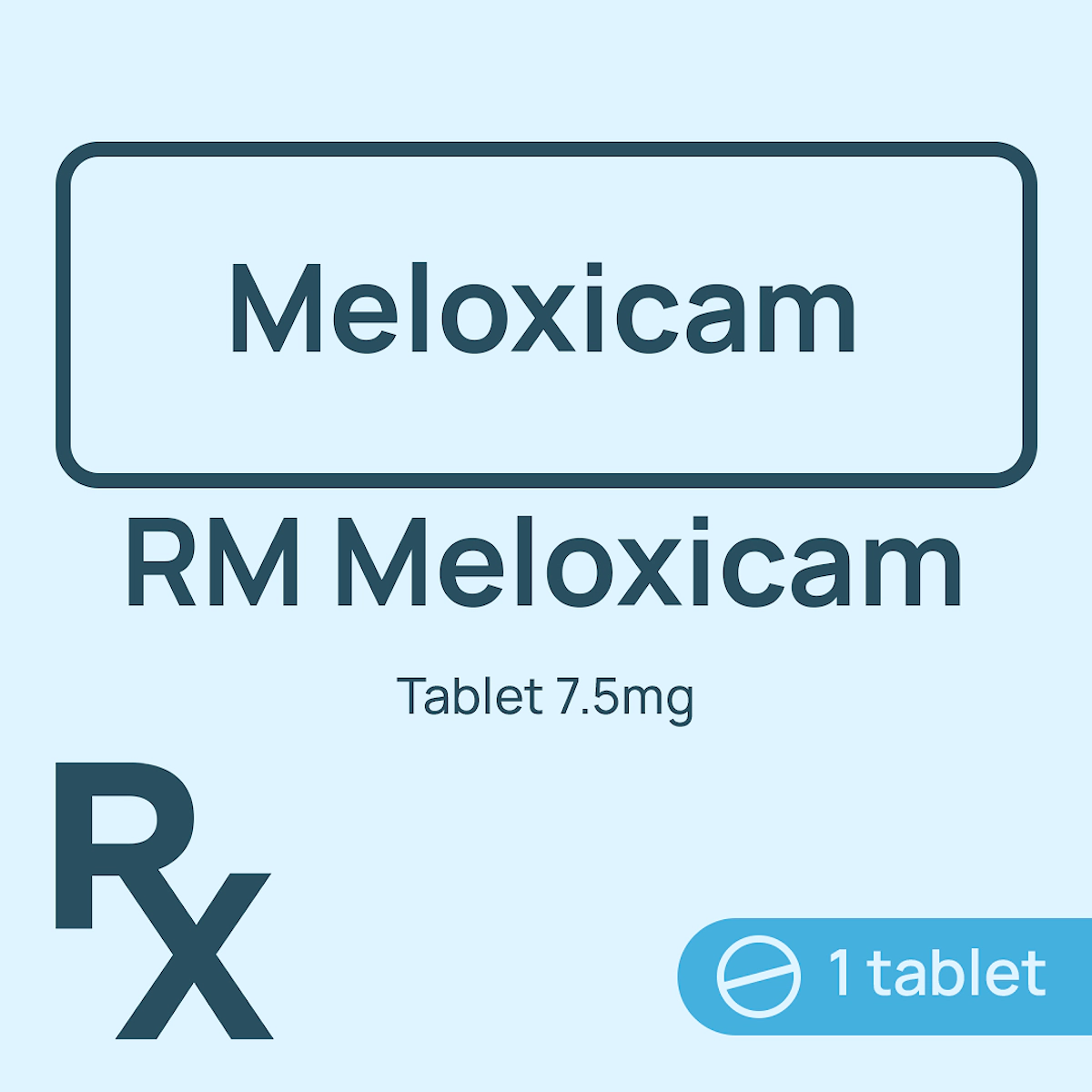 [10002197] RiteMed Meloxicam Tablet 7.5mg