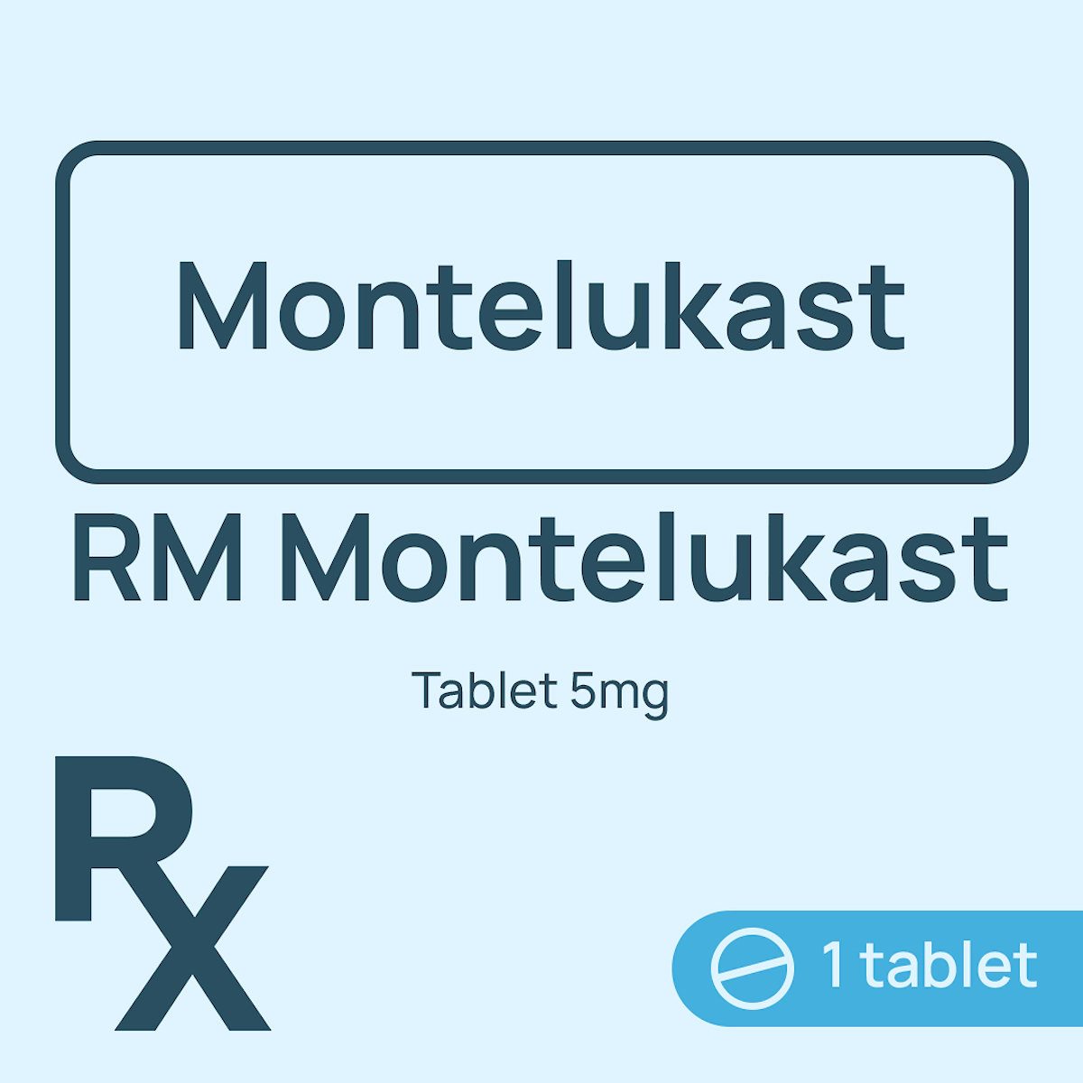 [10002177] RiteMed Montelukast Tablet 5mg
