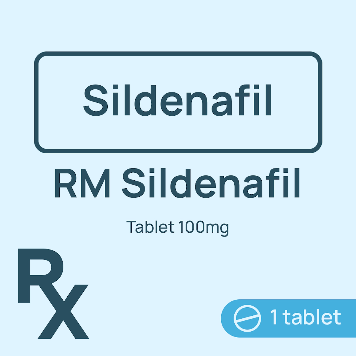 [10002198] RiteMed Sildenafil Tablet 100mg