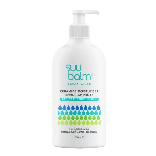 [10009925] Suu Balm Ceramide Moisturiser Rapid Itch Relief 350mL