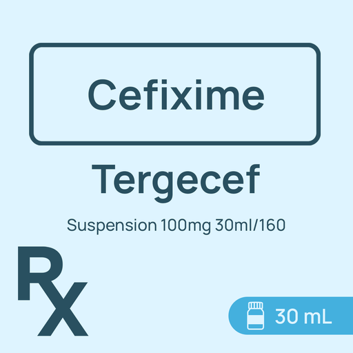 [10003289] Tergecef Suspension 100mg 30mL
