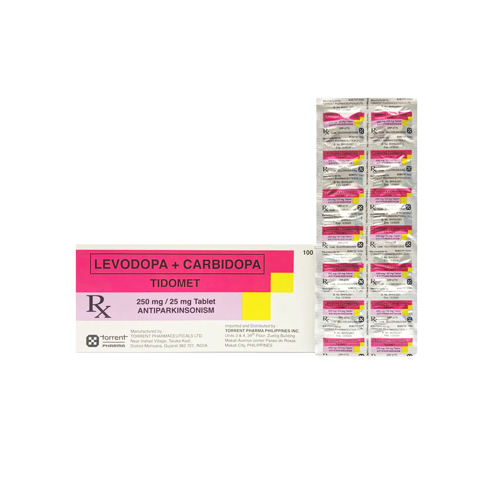 [10004225] Tidomet Tablet 250mg/25mg