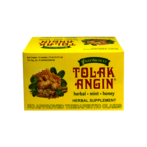 [10005984] Tolak Angin Herbal Supplement Syrup 15mL 12's