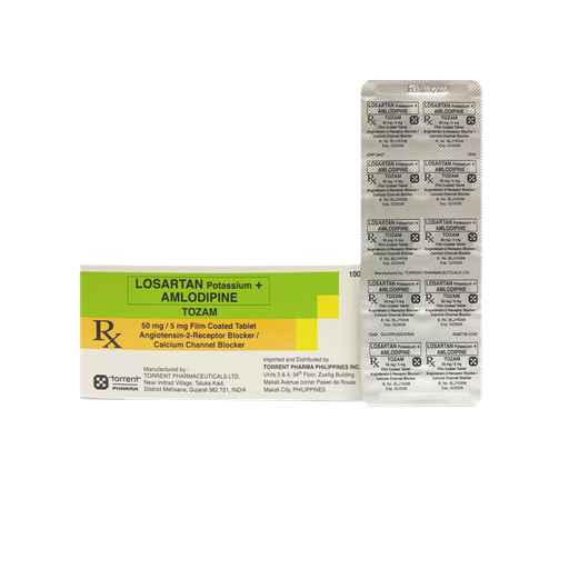 [10004210] Tozam Film-Coated Tablet 50mg/5mg